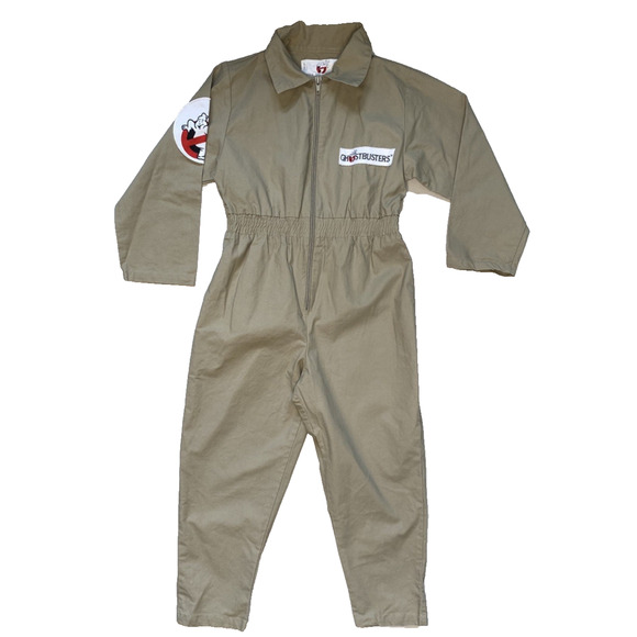 Rare Vintage 1988 Ghostbusters Childrens Jumpsuit Halloween Costume Kids Size 5 - Picture 1 of 15